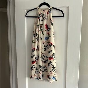 Forever 21 Cream Pink Halter Sundress